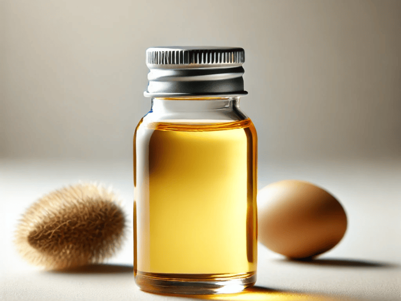 Emu Oil with eggs in background